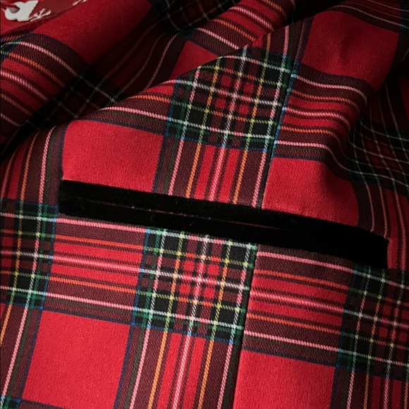 Nanette Lepore Red plaid blazer - Picture 16 of 16